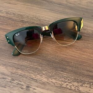 Ray-Ban Dark Green Cat-Eye Sunglasses